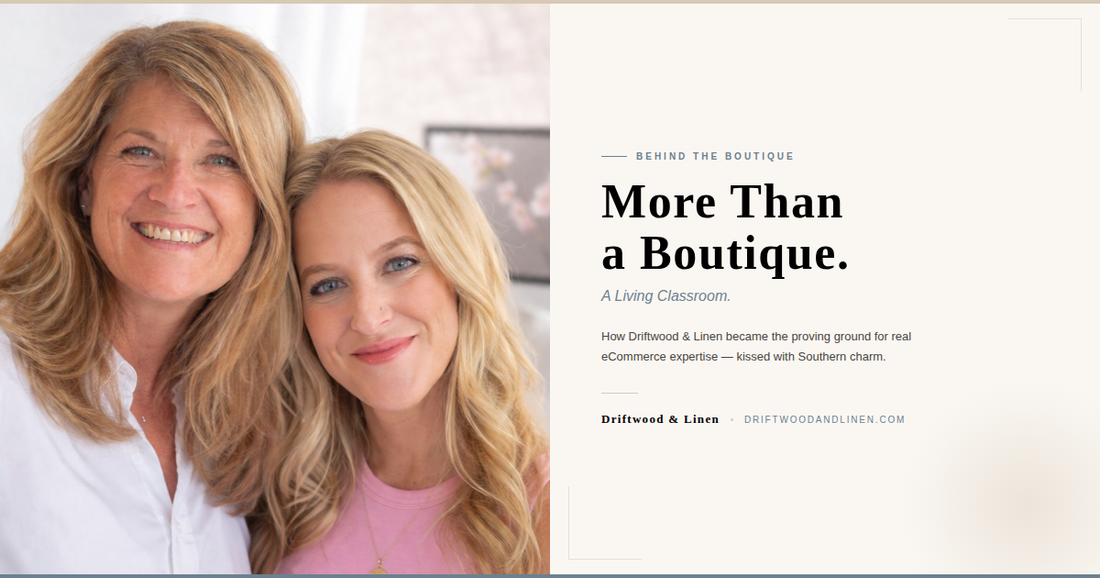 The Story Behind the Shop More Than a Boutique. A Living Classroom.
