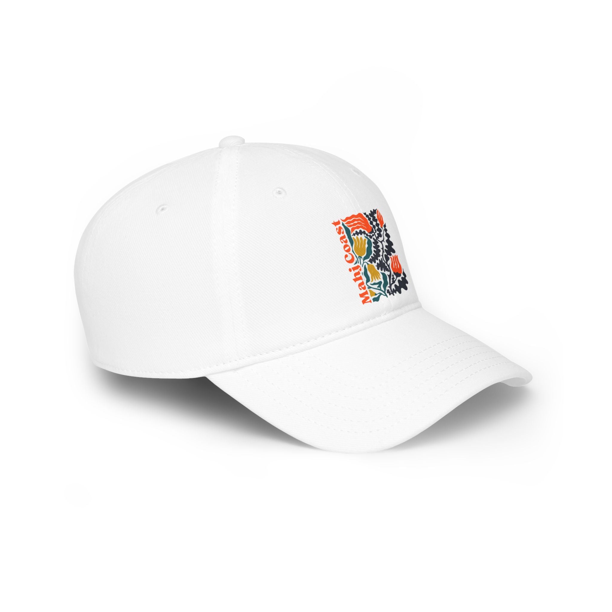 Mahj Coast Floral Baseball Cap — Low-Profile Hat