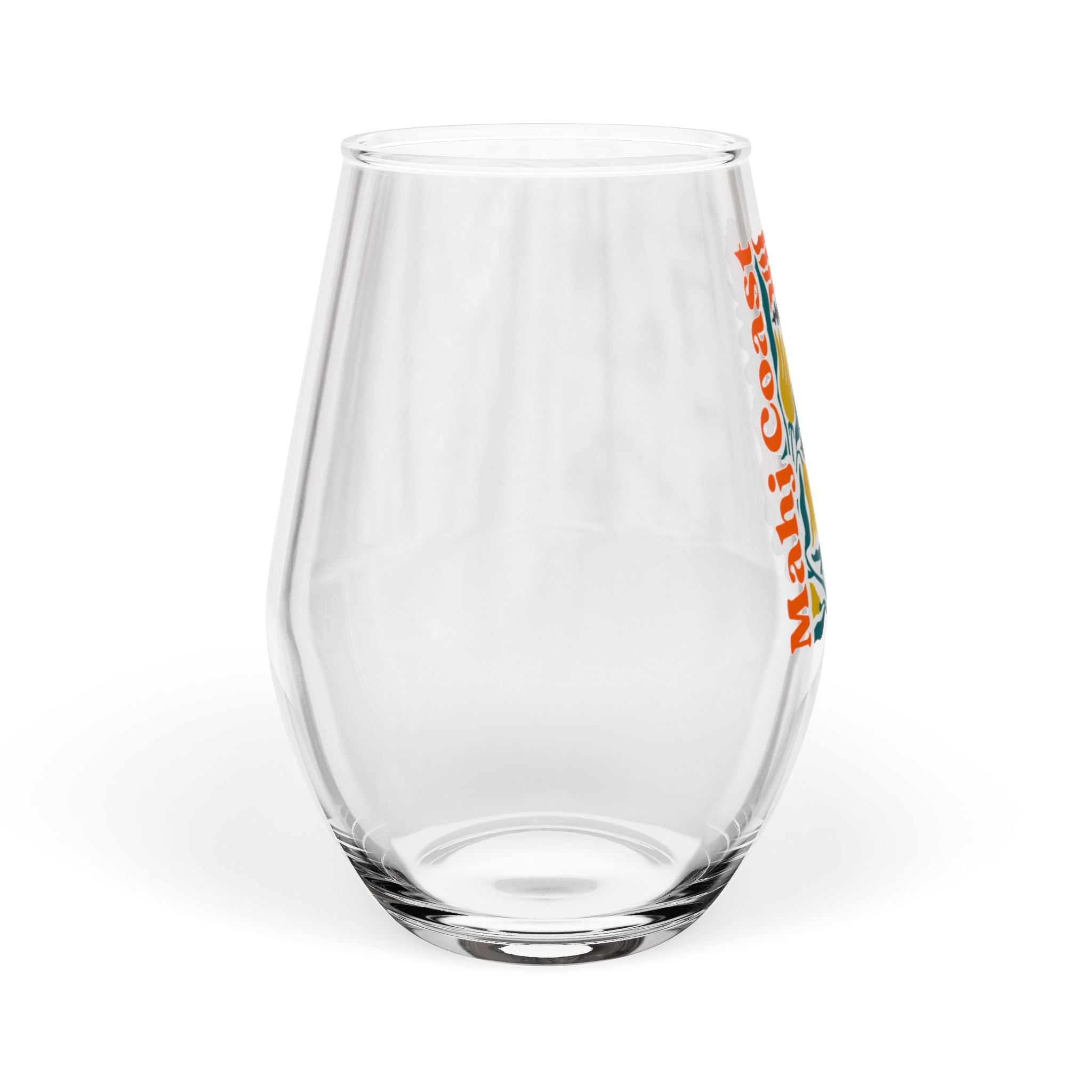 Mahj Coast Floral Stemless Wine Glass — 11.75oz