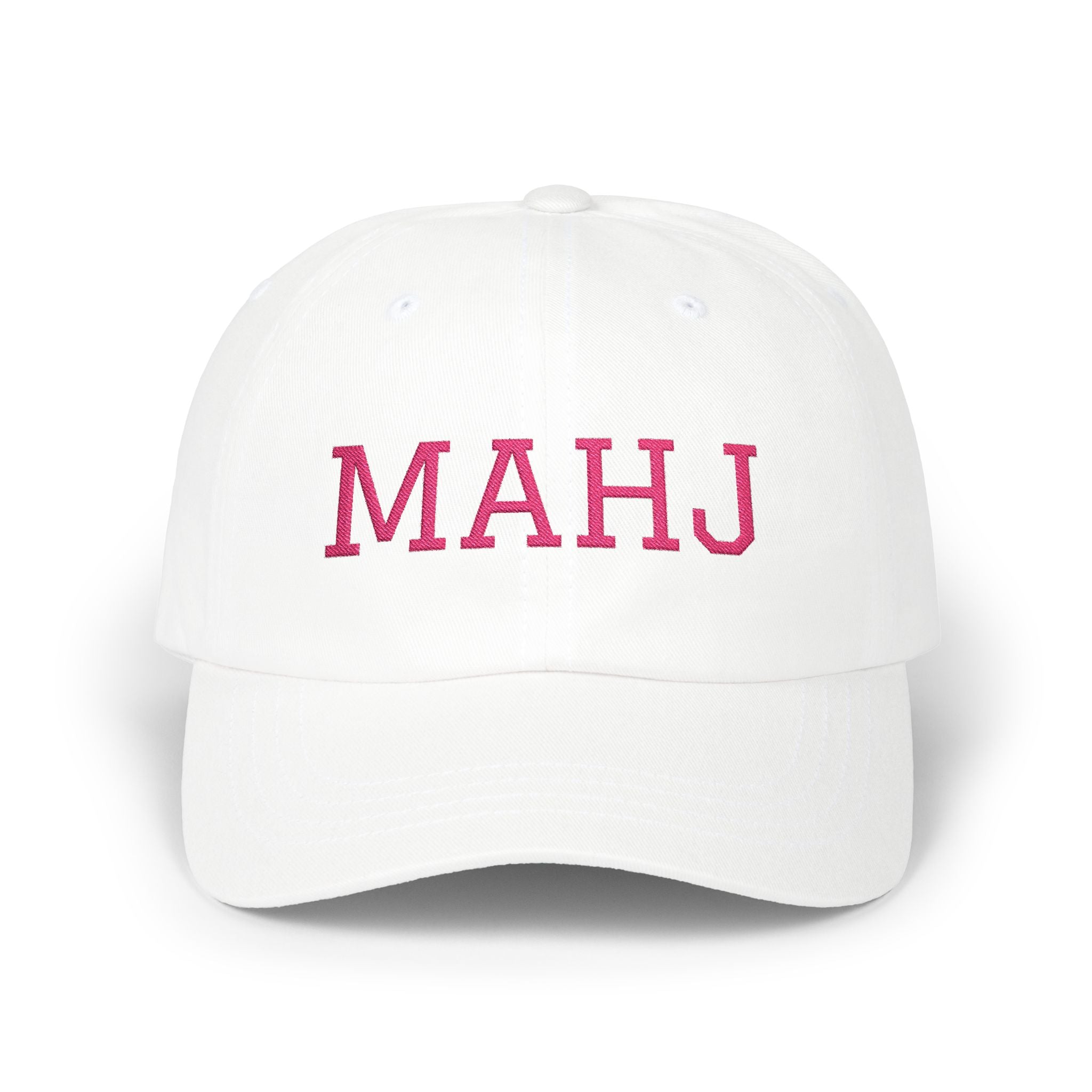MAHJ Embroidered Cap — Collegiate Style