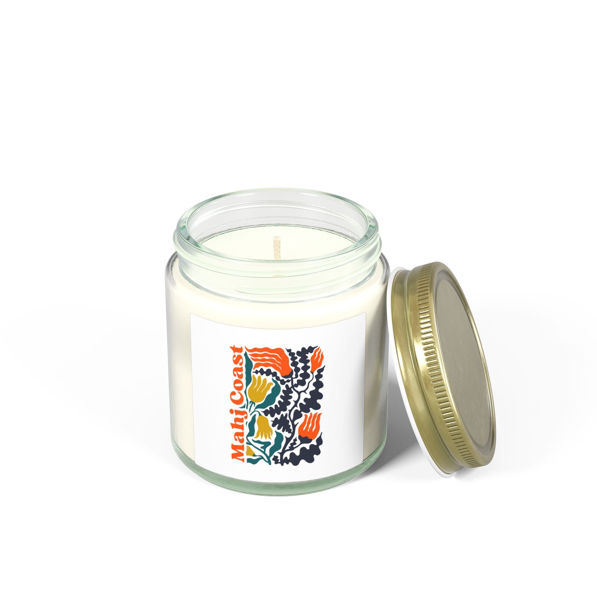 Mahj Coast Coconut Apricot Wax Candle — (4oz & 9oz)