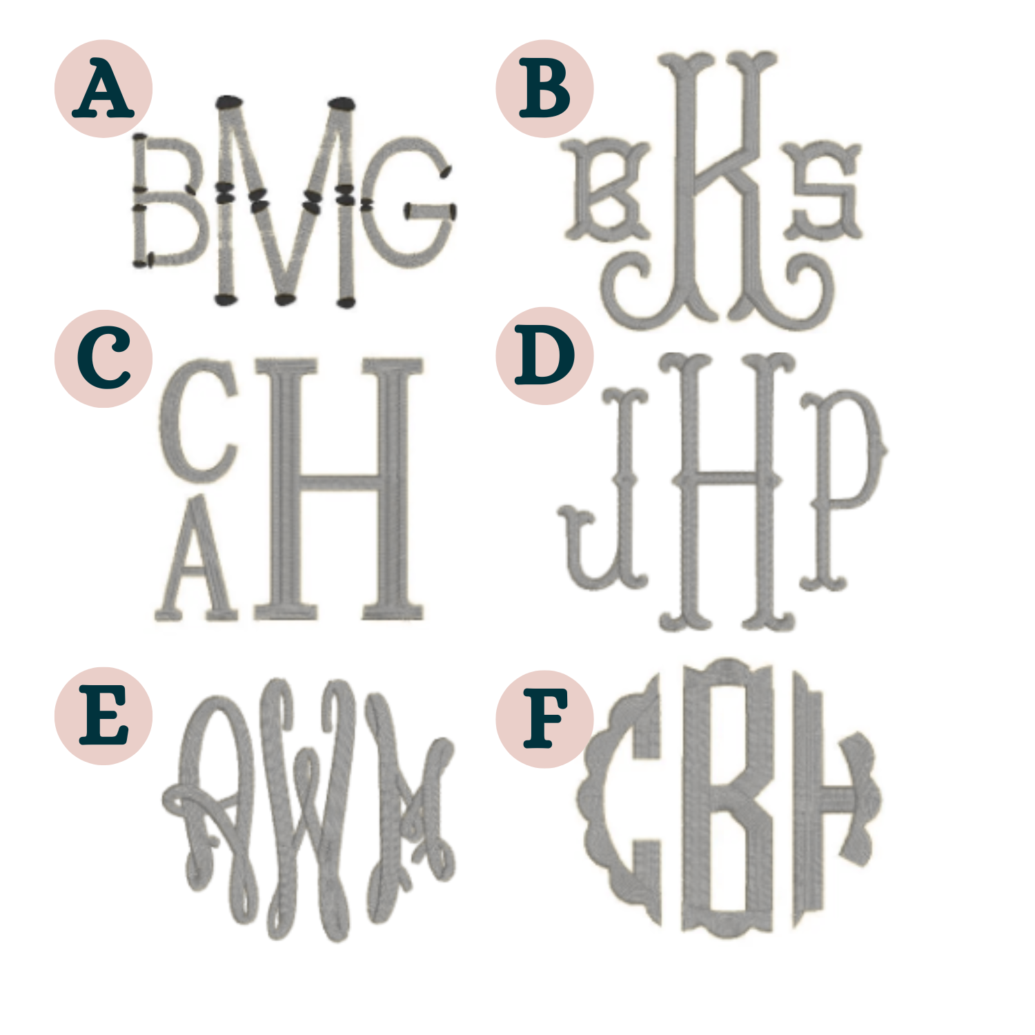 Monogram White Linen Hemstitch Table Napkins Set of 4