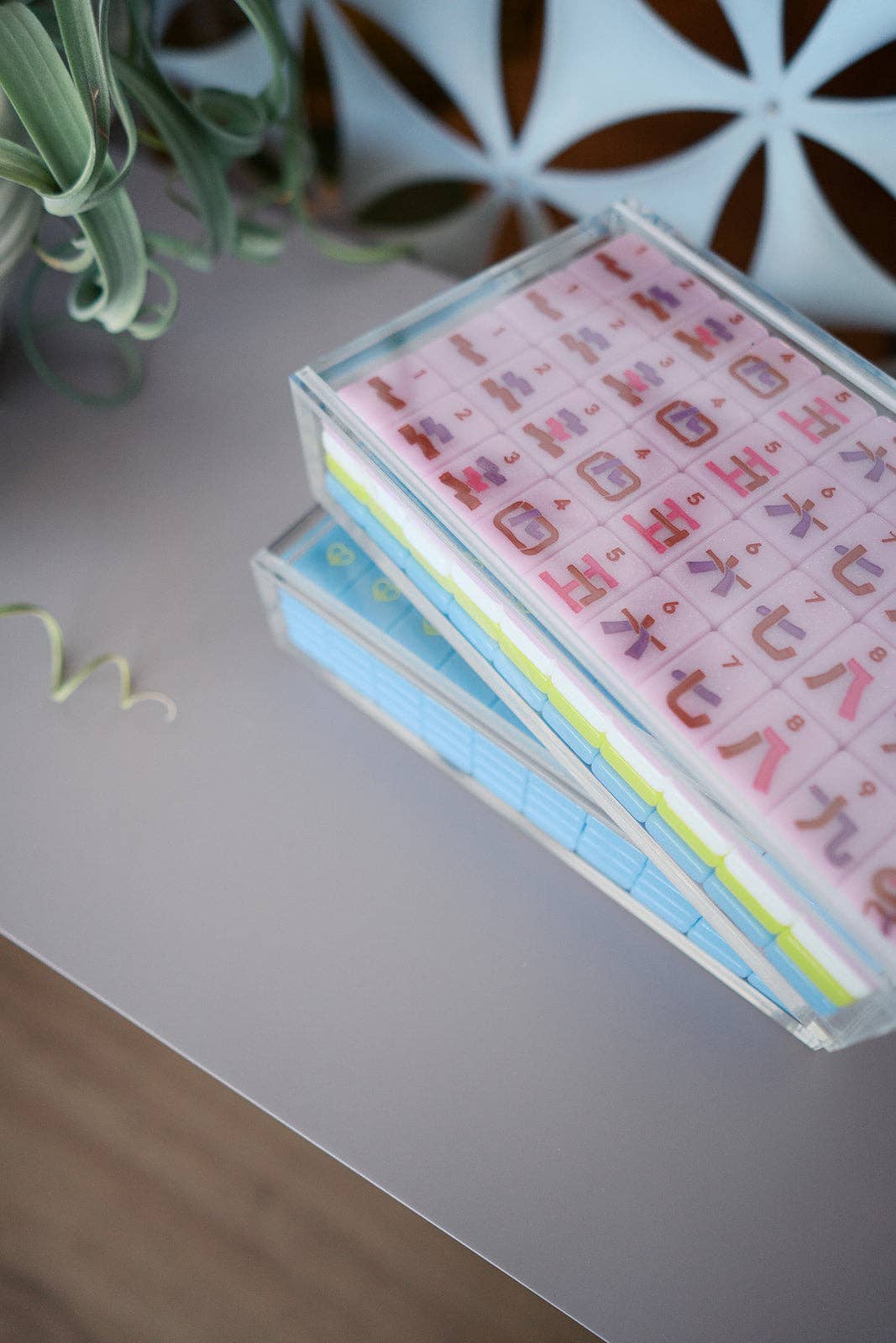 Acrylic Mahjong Tile Box