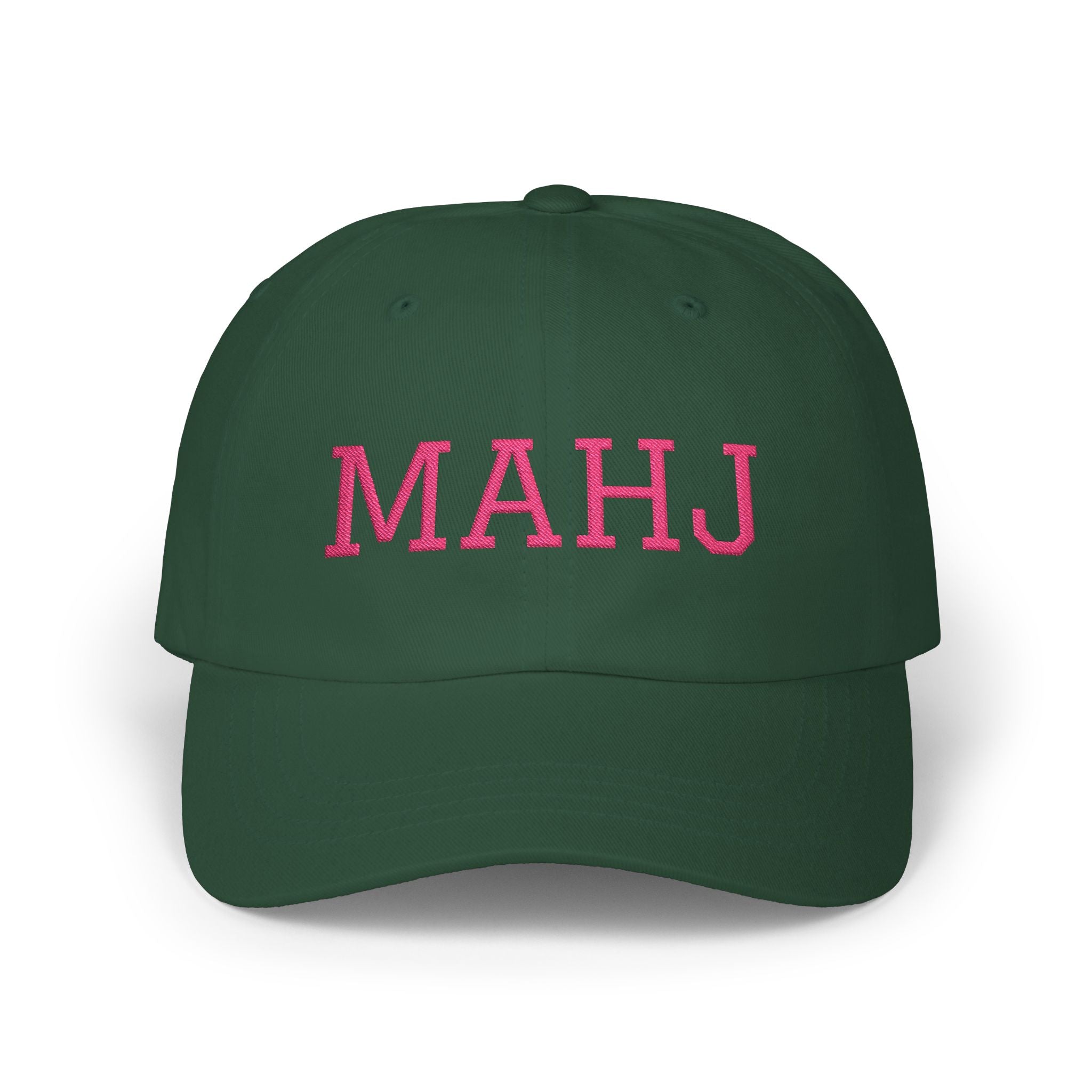 MAHJ Embroidered Cap — Collegiate Style