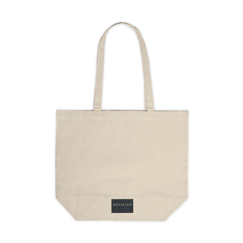 Book Haul Canvas Tote — Cute Bookish Library Shopping Bag