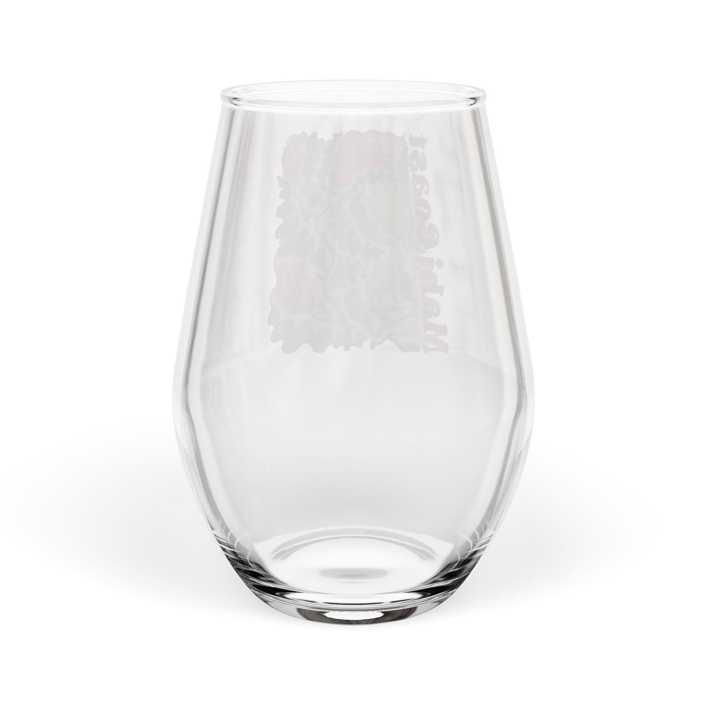 Mahj Coast Floral Stemless Wine Glass — 11.75oz