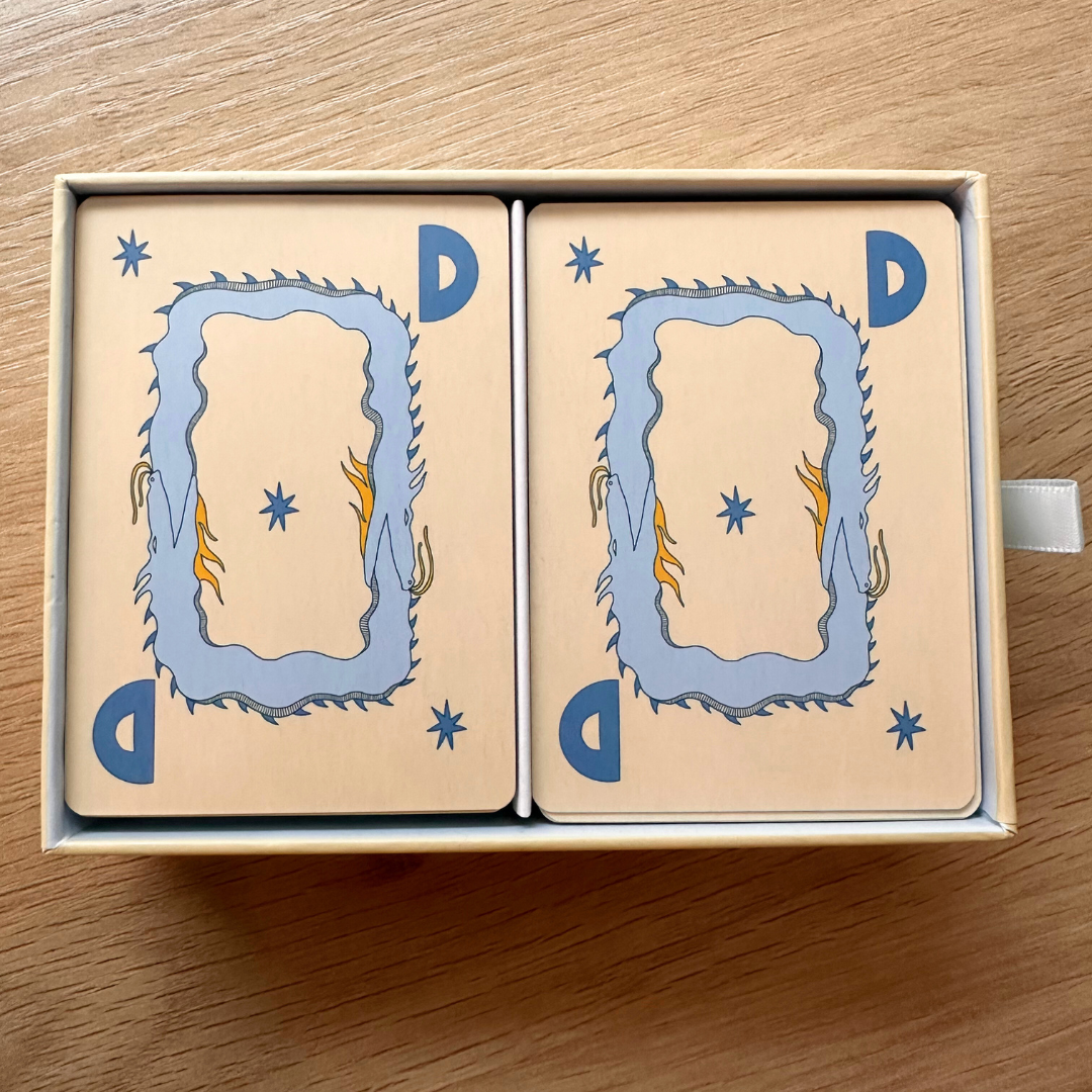 Atlanta Artist Clara Mahjong Playing Cards by Two Sparrows- Celestial