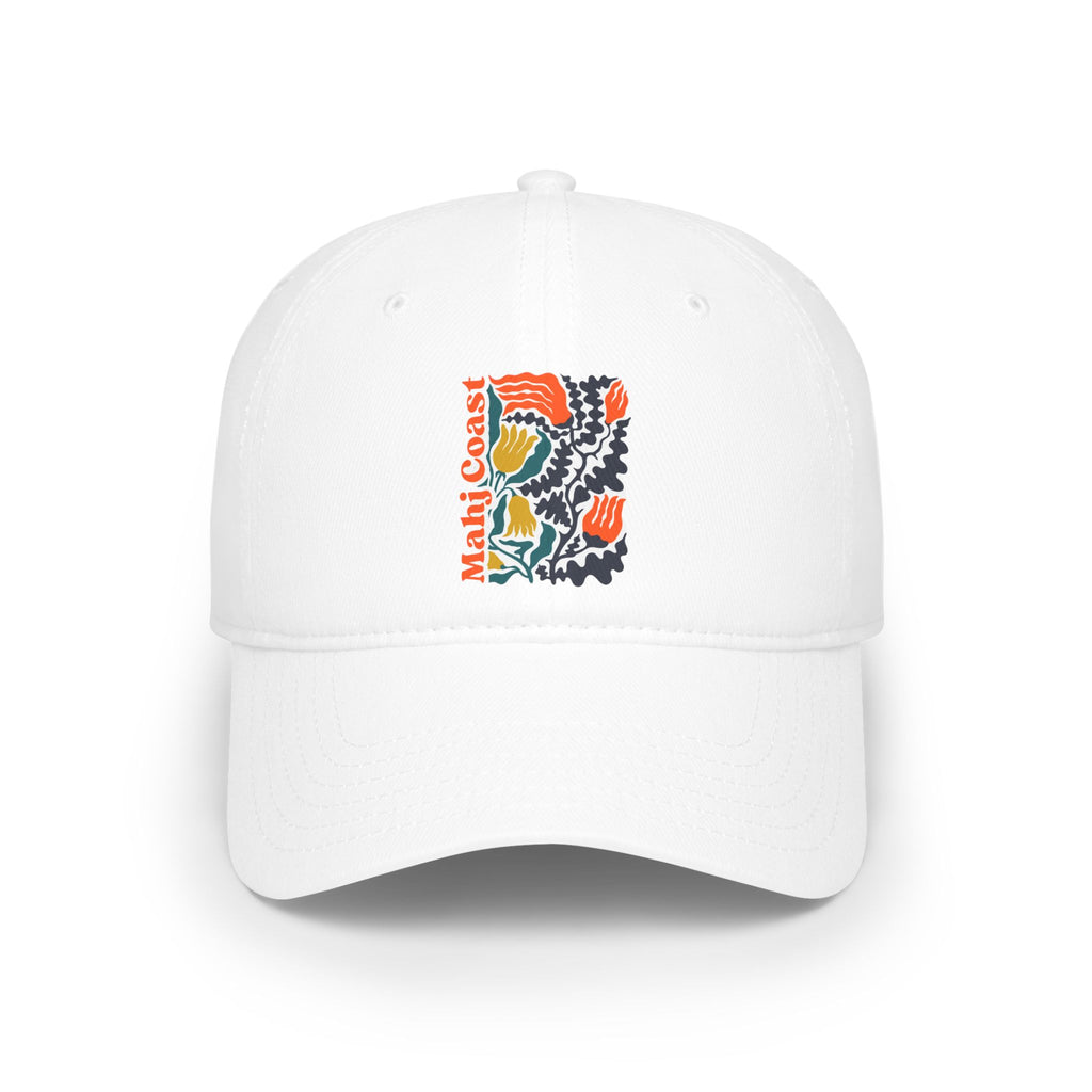 Mahj Coast Floral Baseball Cap — Low-Profile Hat