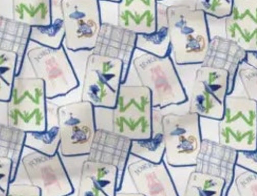 Mahjong Print Pajamas Buttery Soft Tencel