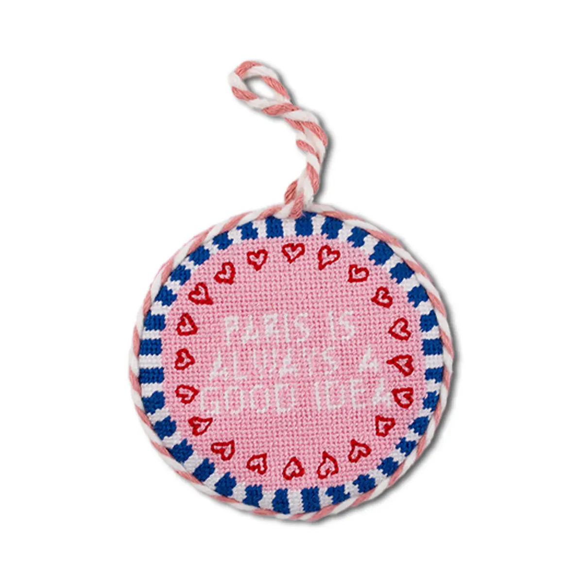 [PREORDER] Furbish Studio Round Needlepoint Ornaments