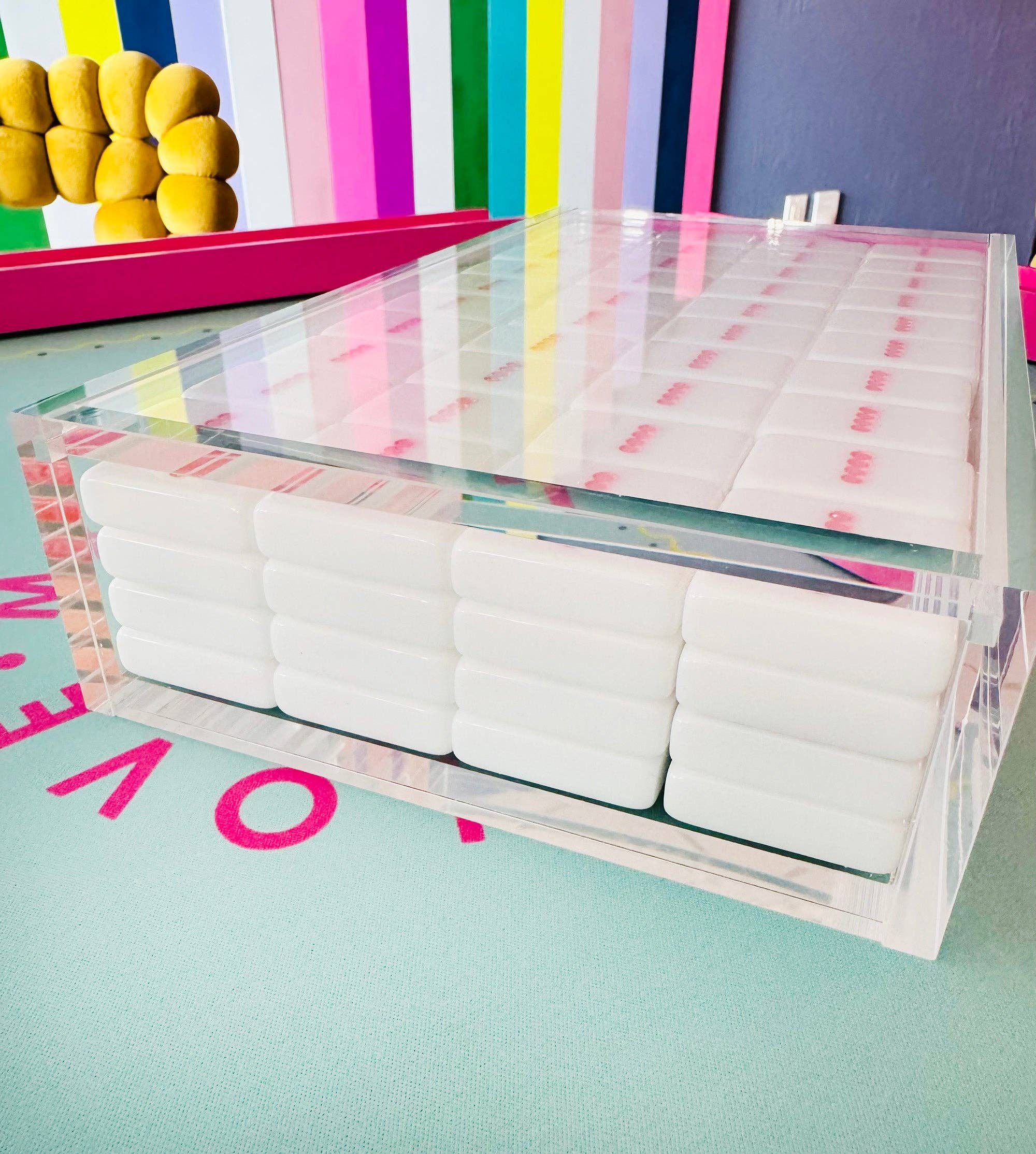 Acrylic Mahjong Tile Box