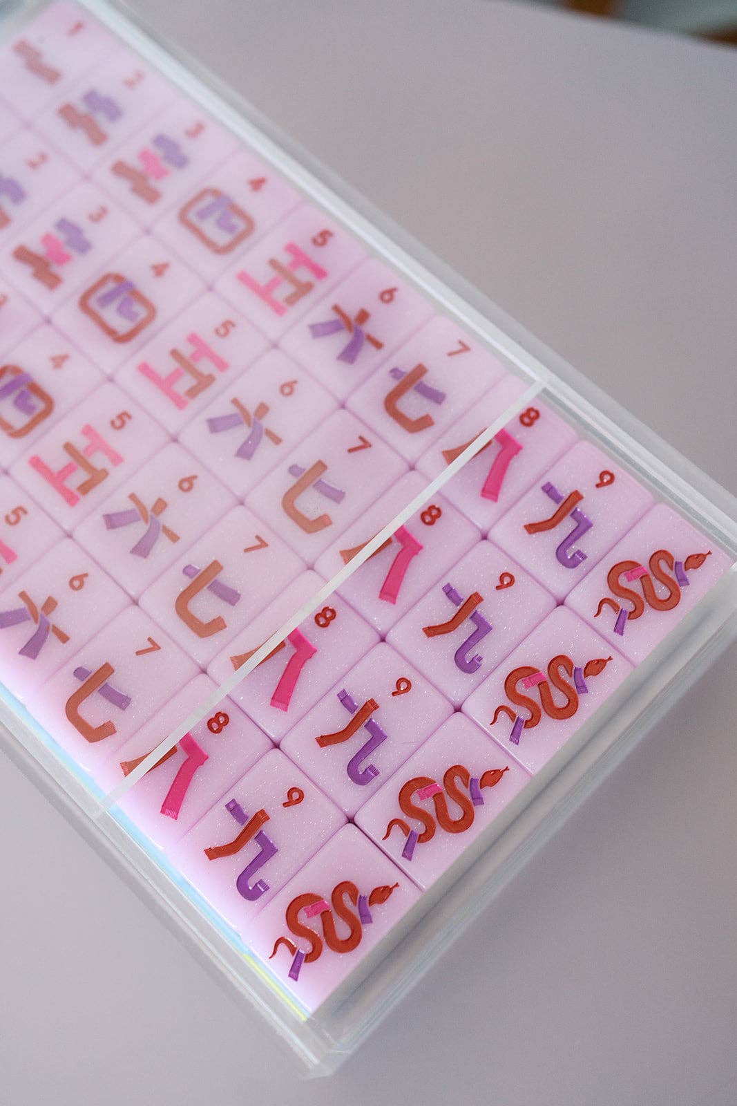 Acrylic Mahjong Tile Box