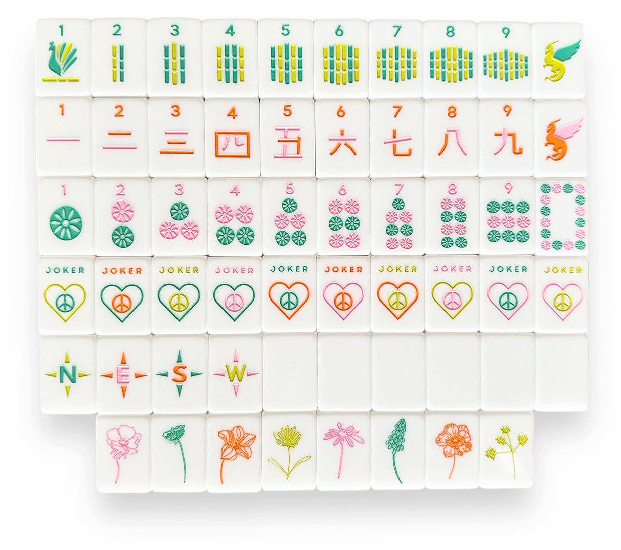 [PREORDER] OG Mahj Tiles - Vibrant Vibes Tiles