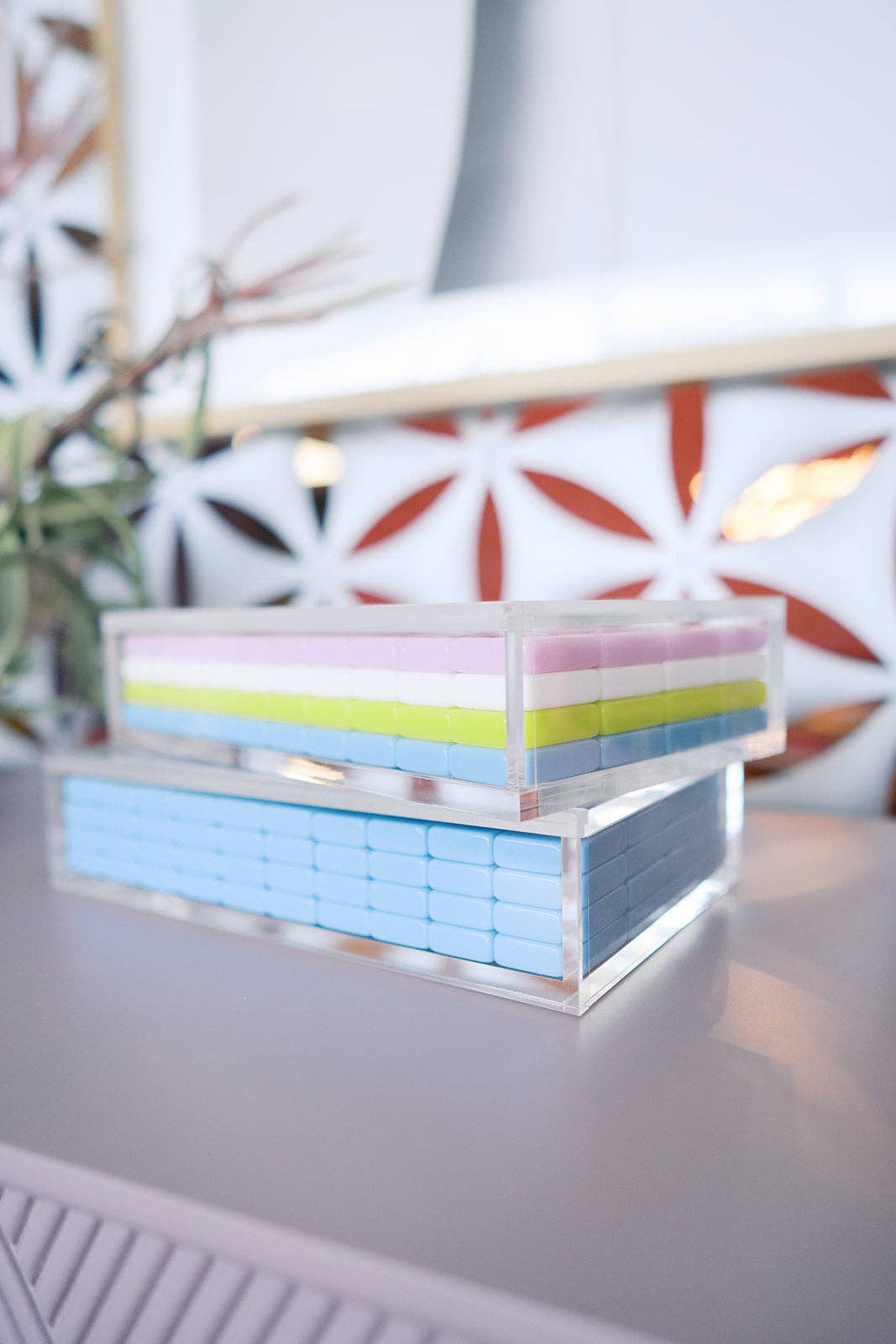 Acrylic Mahjong Tile Box